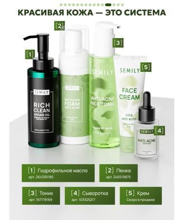 Semily Facial serum against acne with niacinamide - Buy Online on GoSupps.com