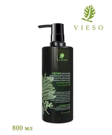 Vieso Cream -gel shower with ylang - ylang 800 ml