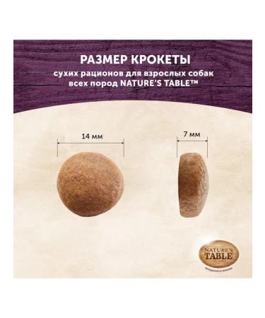 NATURE'S TABLE Adult dog food of all breeds turkey and vegetables 2.3 kg - Buy Online on GoSupps.com