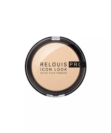 RELOUIS Powder compact icon look satin face tone 01 - Buy Online on GoSupps.com