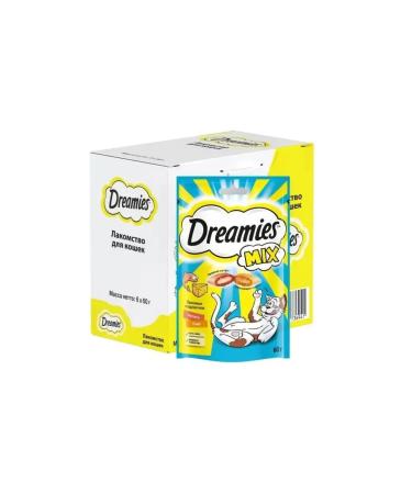 DREAMIES Cotton treats pillows salmon and cheese 6x60g