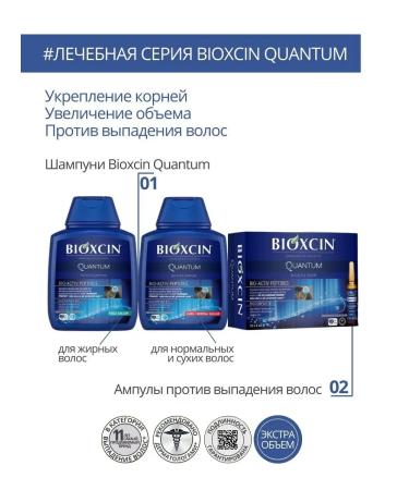 Bioxcin Professional shampoo from hair loss Bioxin - Buy Online on GoSupps.com