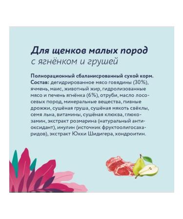 FLORIDA Dog food for dry small breeds of a pear of a pear 3 kg - Buy Online on GoSupps.com