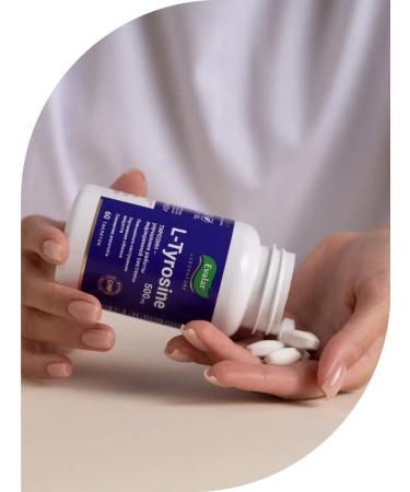 Evalar L Tyrosin 500 mg l-tyrosine 60 tablets - Buy Online on GoSupps.com