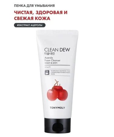 Tony Moly Cleandew Acerola Foam Cleanser