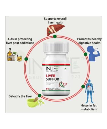 Inlife Liver Support 60 caps (600 mg.) - Buy Online on GoSupps.com