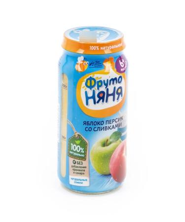 Frutonyanya Mask apple peach with cream (set of 6 pcs) - Buy Online on GoSupps.com