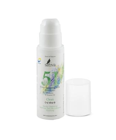 SATIVA Cleansing milk for sensitive skin of the face No. 51 150 ml - Buy Online on GoSupps.com