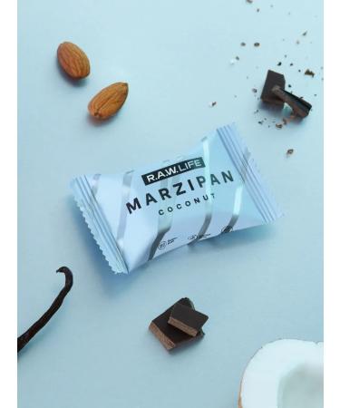 RAWLIFE Marzipan without sugar mix boxing 6 pcs x 19g chocolate - Buy Online on GoSupps.com