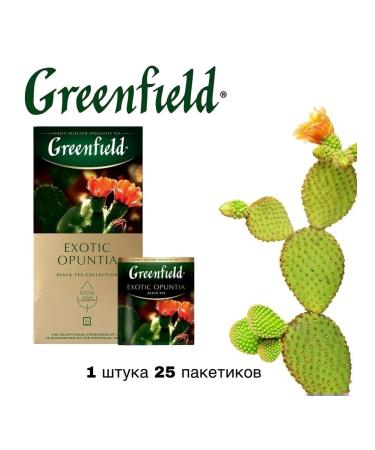 Tea Black Greenfield Exotic Opuntia 25 bags