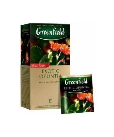 Tea Black Greenfield Exotic Opuntia 25 bags - Buy Online on GoSupps.com