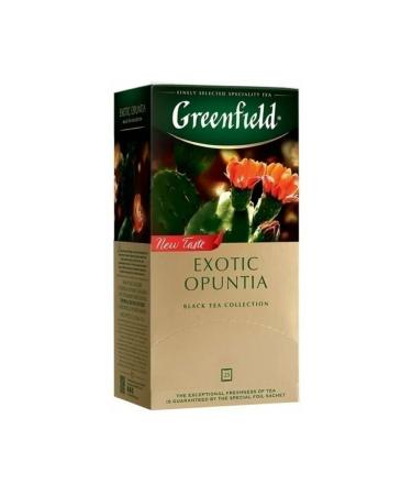 Tea Black Greenfield Exotic Opuntia 25 bags - Buy Online on GoSupps.com