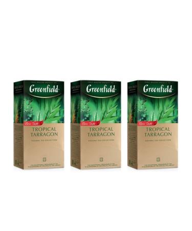 Green Greenfield Tea Tropical Tarragon 25 PAK 3 pieces