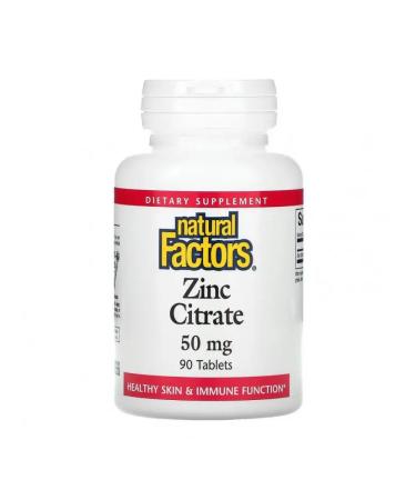 Natural Factors Citrate zinc 50 mg 90 pcs