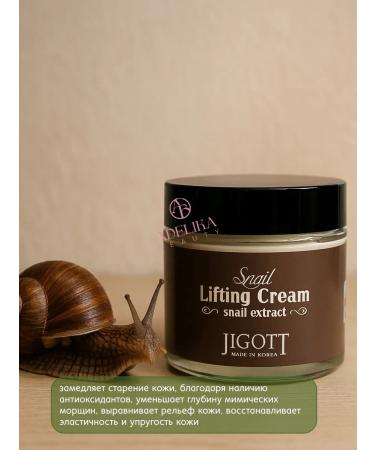 Jigott Face cream anti -aging anti -aging with a snail Korea - Buy Online on GoSupps.com