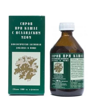 ECOS Cough syrup with Icelandic moss 100ml - Buy Online on GoSupps.com