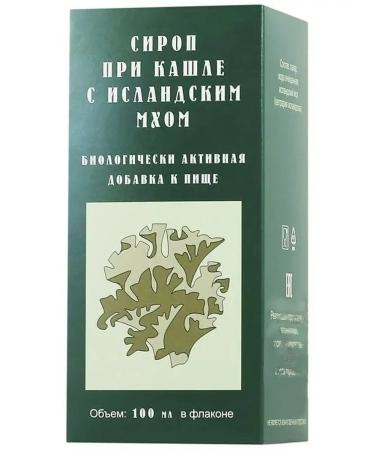 ECOS Cough syrup with Icelandic moss 100ml - Buy Online on GoSupps.com