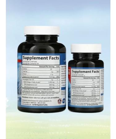 Carlson Labs Super Omega-3 Super Omega-3 130 capsules - Buy Online on GoSupps.com