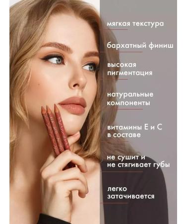 LUXVISAGE Lip pencil Strong tone 53 - Buy Online on GoSupps.com