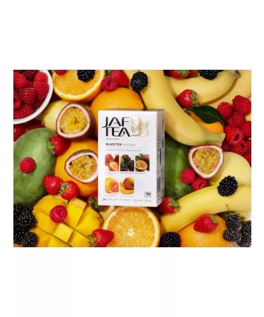 Jaf Tea Fruit Fiesta black 5 fruits. aromas 20 packs - Buy Online on GoSupps.com