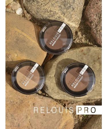 RELOUIS Eyebrow shadows Pro Brow Powder Tone 03 - Buy Online on GoSupps.com