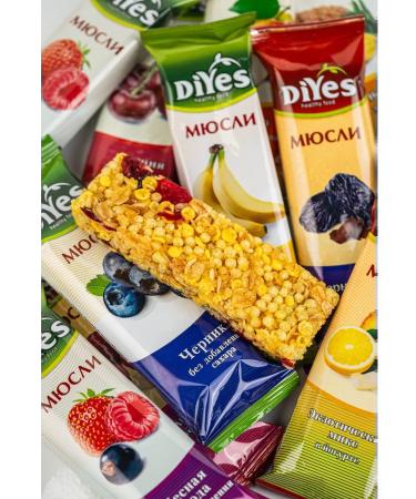 DiYes Murils Bars without sugar "Cherry" - 36 pcs - Buy Online on GoSupps.com