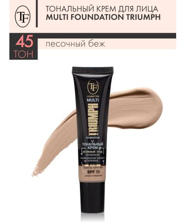 TF Cosmetics Tonal face cream Multi Foundation SPF-10 tone 45