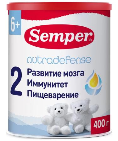 Semper Dairy mixture 2 nutradefense Baby 6 months Children's 400g