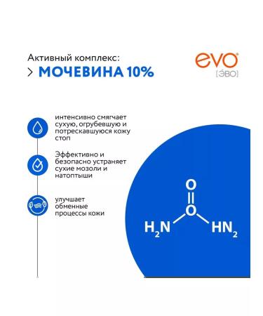 EVO Ugrevina's feet with urea 100 ml - Buy Online on GoSupps.com