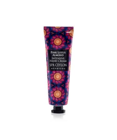 SPA CEYLON Hand cream moisturizing "pink lotus and almonds" 30ml - Buy Online on GoSupps.com