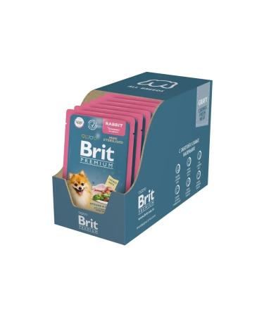Brit Dog food is wet rabbit and lingonberry 85 g x 14 pcs - Buy Online on GoSupps.com