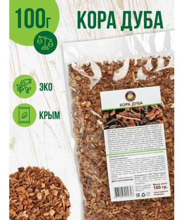 Herbs of the Crimean Mountains Oak bark for moonshine chopped 100 g