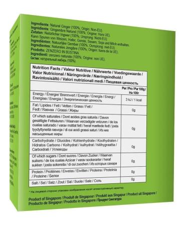 Gold Kili Natural packaged ginger (20 pack) Singapore - Buy Online on GoSupps.com