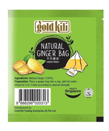 Gold Kili Natural packaged ginger (20 pack) Singapore - Buy Online on GoSupps.com