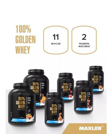 maxler Wastein protein 100% Golden Whey 2270g in blueberry muffin - Buy Online on GoSupps.com