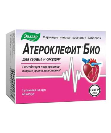 Evalar Atheroclefit bio caps.250mg No. 60 (dietary supplement)