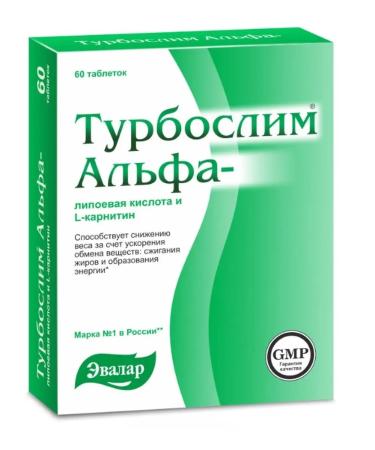 Evalar Turboslim alpha-lipoic acid No. 60 (dietary supplies)