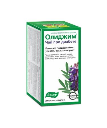 Evalar Olidim tea with diabetes f p 2g No. 20 (dietary supplement)