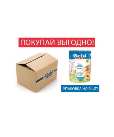 Bebi Premium Oatmeal milk porridge with peach - Buy Online on GoSupps.com