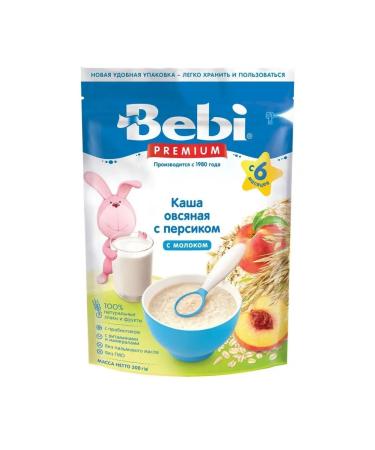 Bebi Premium Oatmeal milk porridge with peach - Buy Online on GoSupps.com