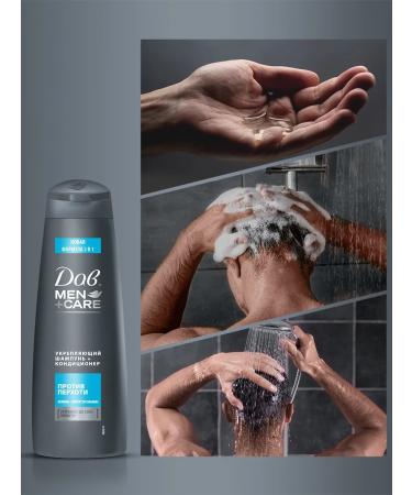 Dav Shampoo and male balm for hair from dandruff 2 in 1 380 ml - Buy Online on GoSupps.com