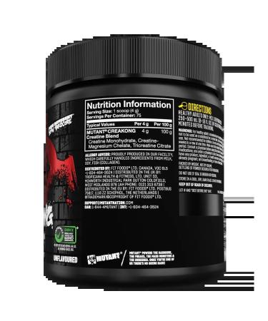 Mutant Creatine Monohydrate Creakong 300 gr - Buy Online on GoSupps.com