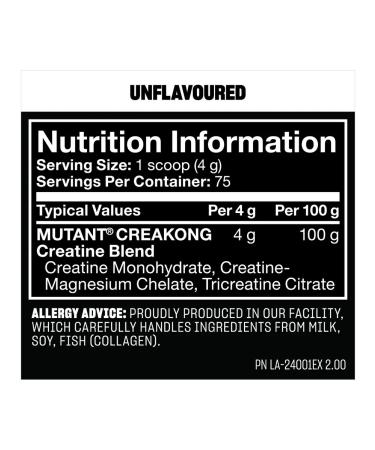 Mutant Creatine Monohydrate Creakong 300 gr - Buy Online on GoSupps.com