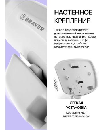 BRAYER Hair hairdoy wall BR3021 2000W - Buy Online on GoSupps.com