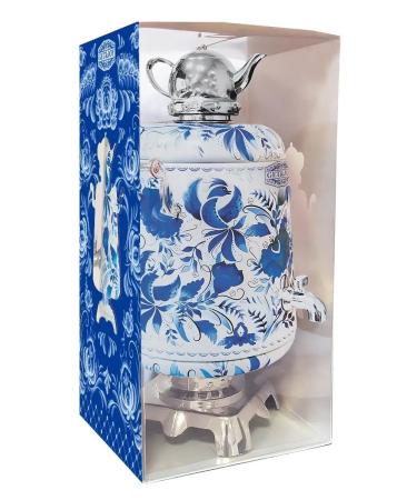 GET&JOY Black Ceylon tea in a tin samovar white 75 g - Buy Online on GoSupps.com