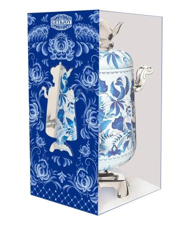 GET&JOY Black Ceylon tea in a tin samovar white 75 g - Buy Online on GoSupps.com