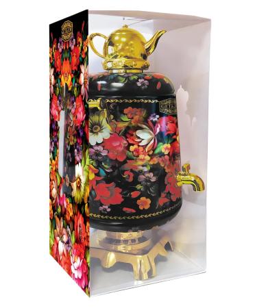 GET&JOY Black Ceylon tea in a tin samovar black 75 g - Buy Online on GoSupps.com