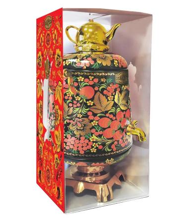 GET&JOY Black Ceylon tea in a gift samovar red 75 g - Buy Online on GoSupps.com
