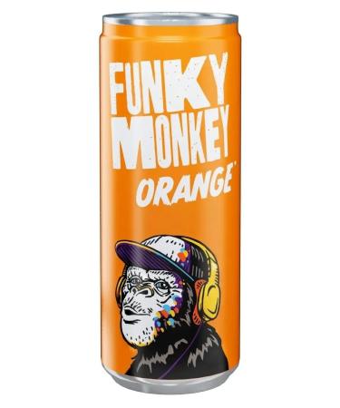 FUNKY MONKEY Gasized drink Fanka Manange 0.33 l. 12 pcs - Buy Online on GoSupps.com