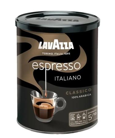 Lavazza Ground Coffee Caffe Espresso in a bank 250g - Buy Online on GoSupps.com